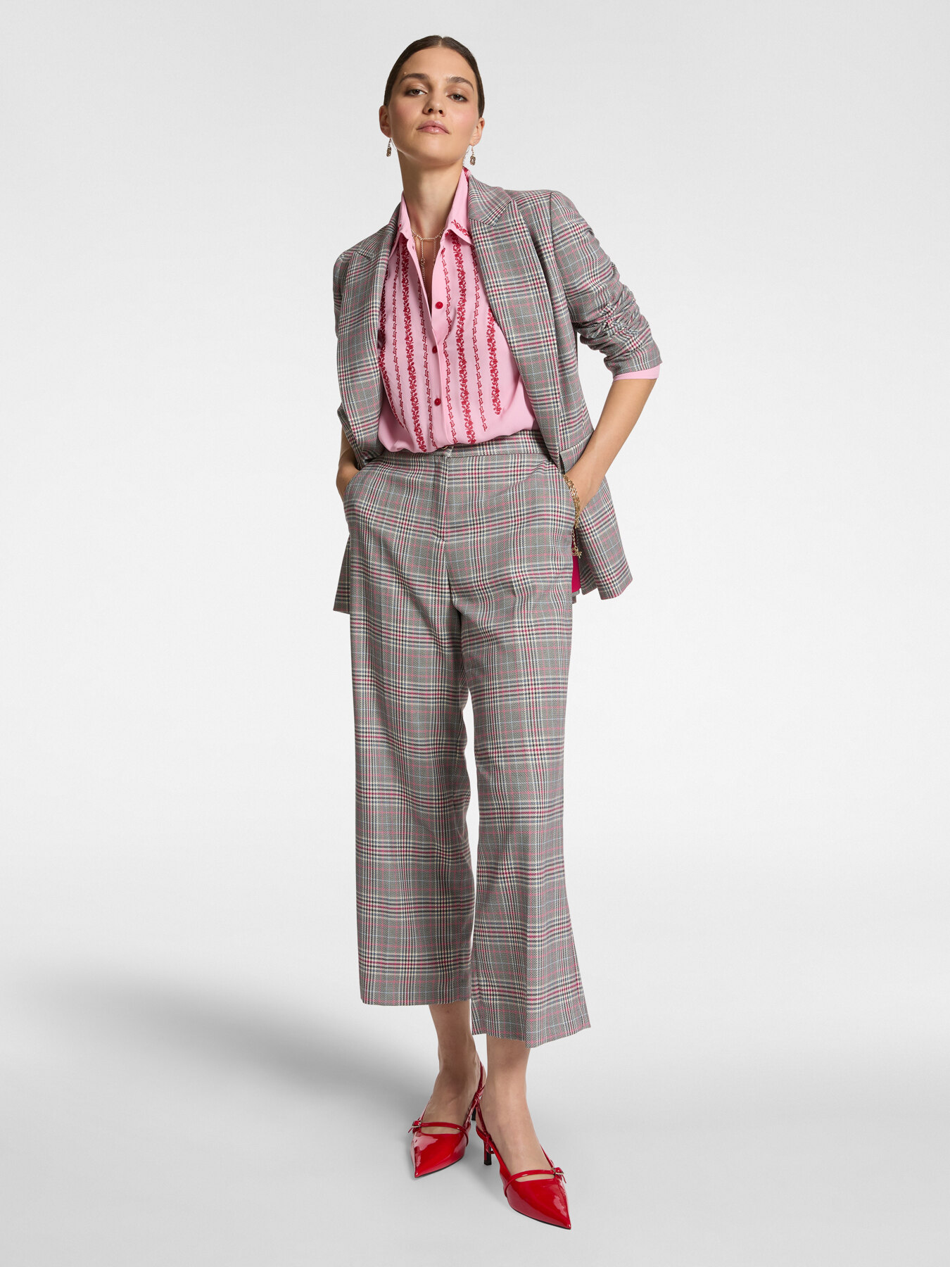 Hose mit Glencheck-Muster image number 0