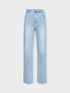 Jeans 5 tasche mid wide leg, "Wanda" image number 9