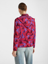 Printed cardigan with hood image number 1