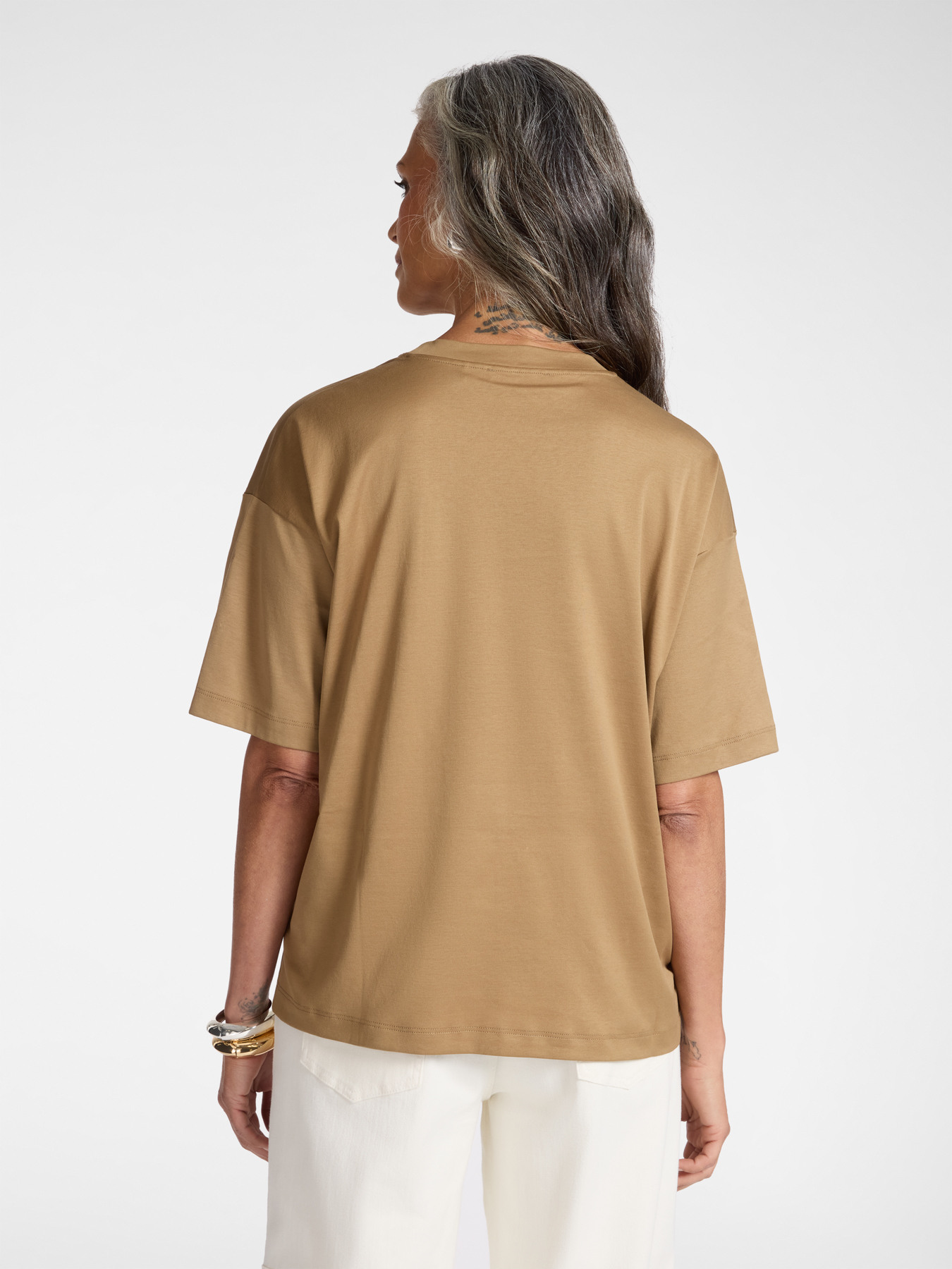 T-shirt with Monogram appliqu&eacute;s image number 1