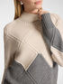 Pull en pure laine travaill&eacute;e image number 3