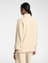 Sweat-shirt en m&eacute;lange modal avec col montant image number 1