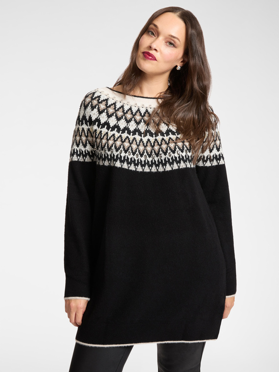 Pull brod&eacute; &agrave; la main &laquo; Fair Isle &raquo;