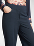 Pull-on trousers in Milano stitch image number 3