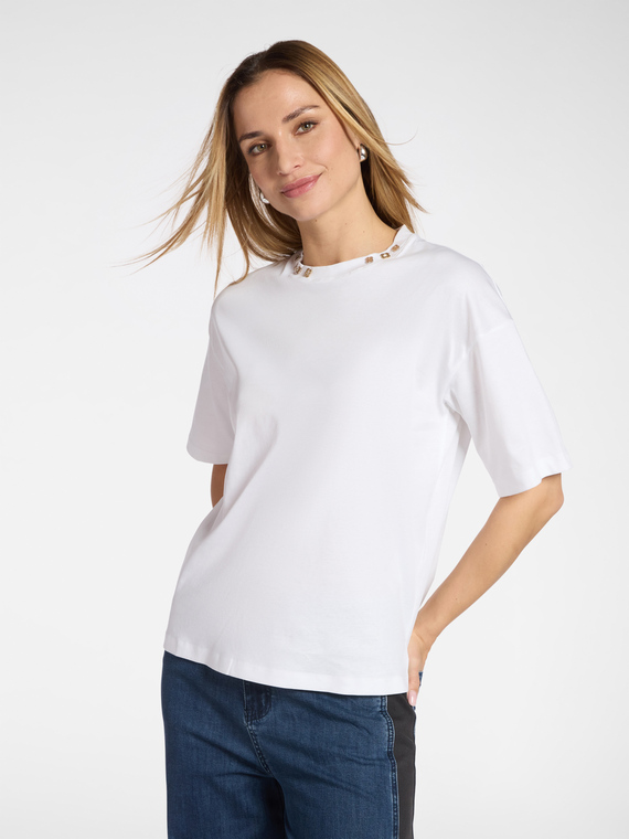 T-shirt avec applications Monogram