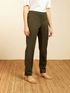 Poplin stovepipe trousers image number 3