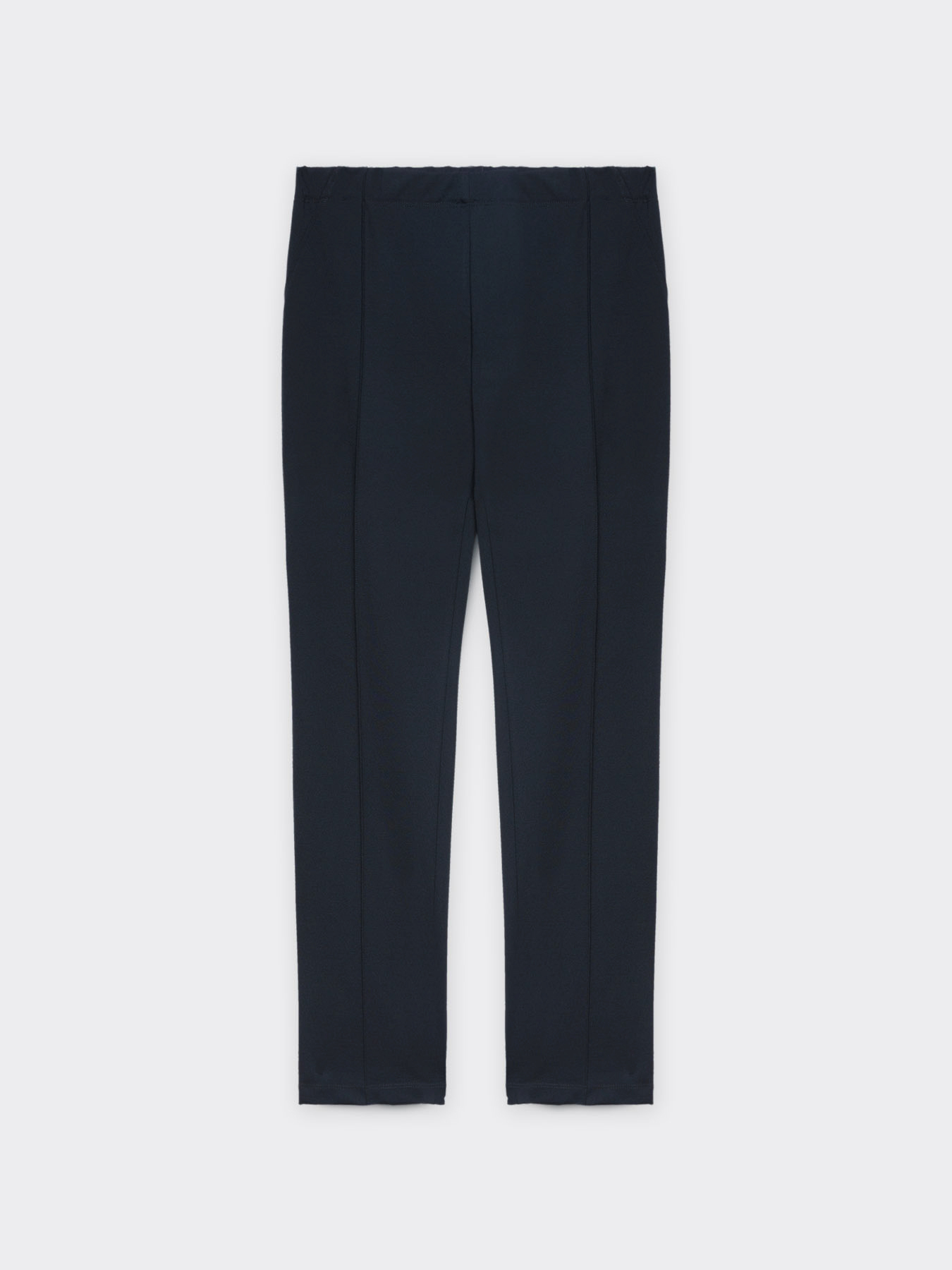 Pantalon coupe slim en point de Milan image number 4