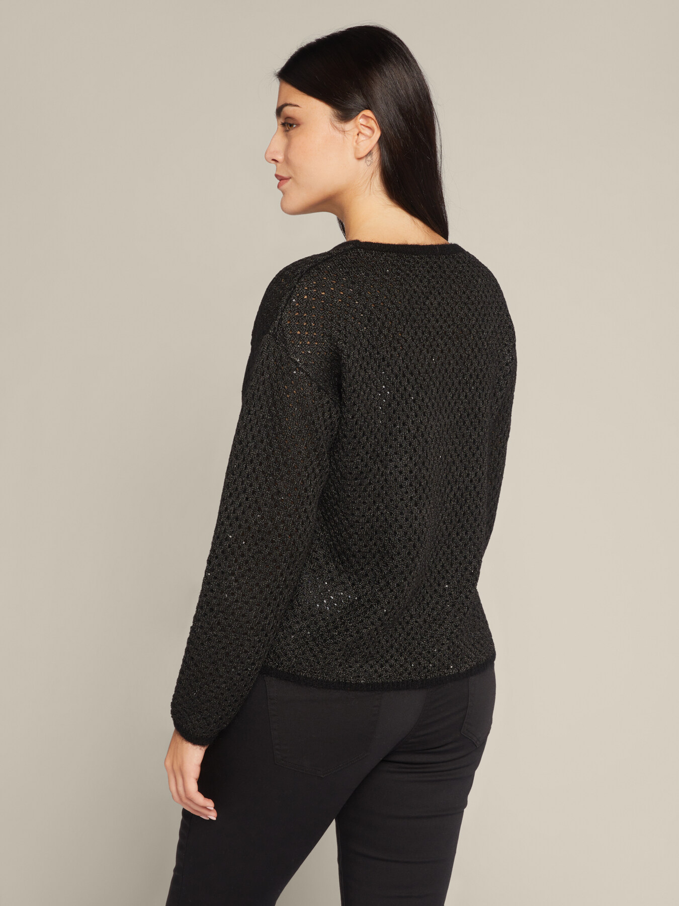 Camisola em mohair com lantejoulas image number 2