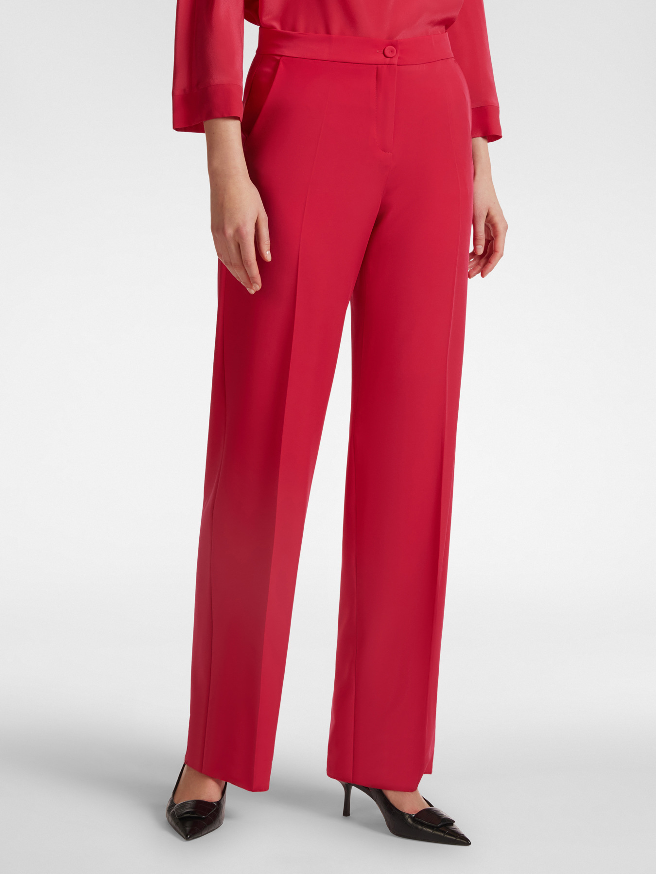 Pantalon en cady stretch image number 2