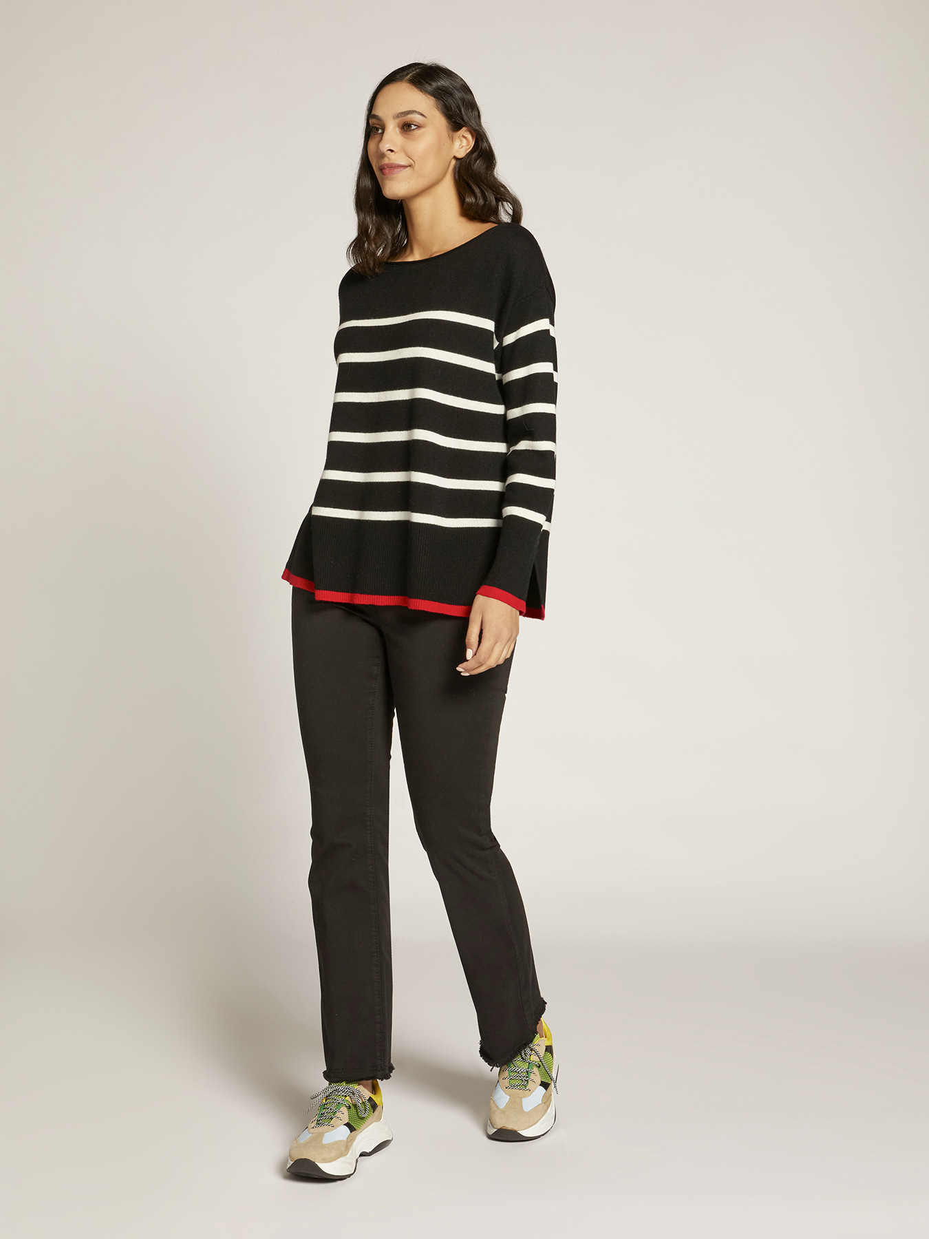 Jersey de rayas 100% de lana image number 3