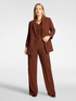Cr&ecirc;pe blazer with Monogram button image number 2