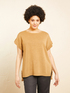 BLUSA TRICOT IN COTONE LINO image number 2