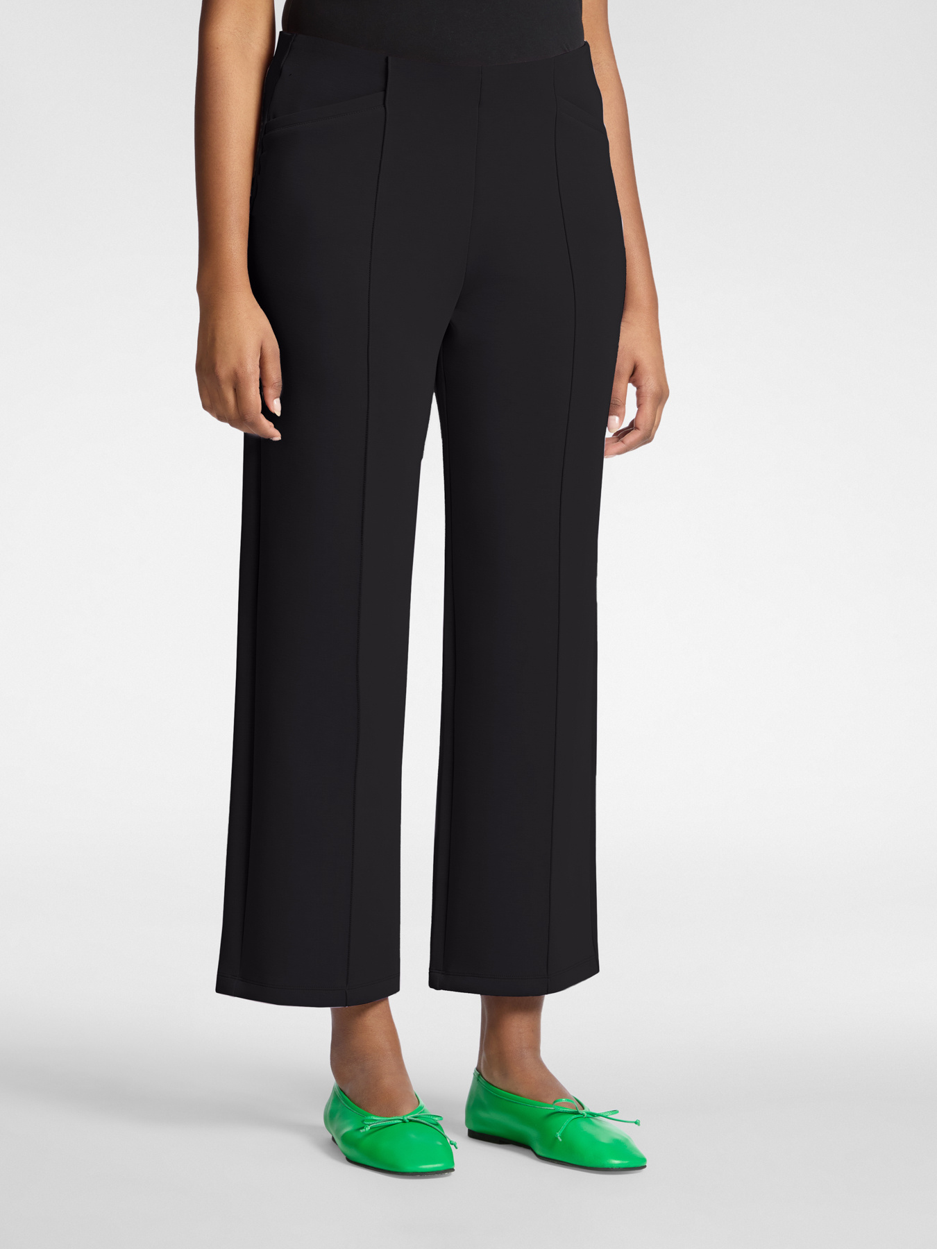 Palazzo pants in scuba image number 2