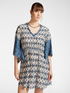 Kaftan with ethnic print image number 0