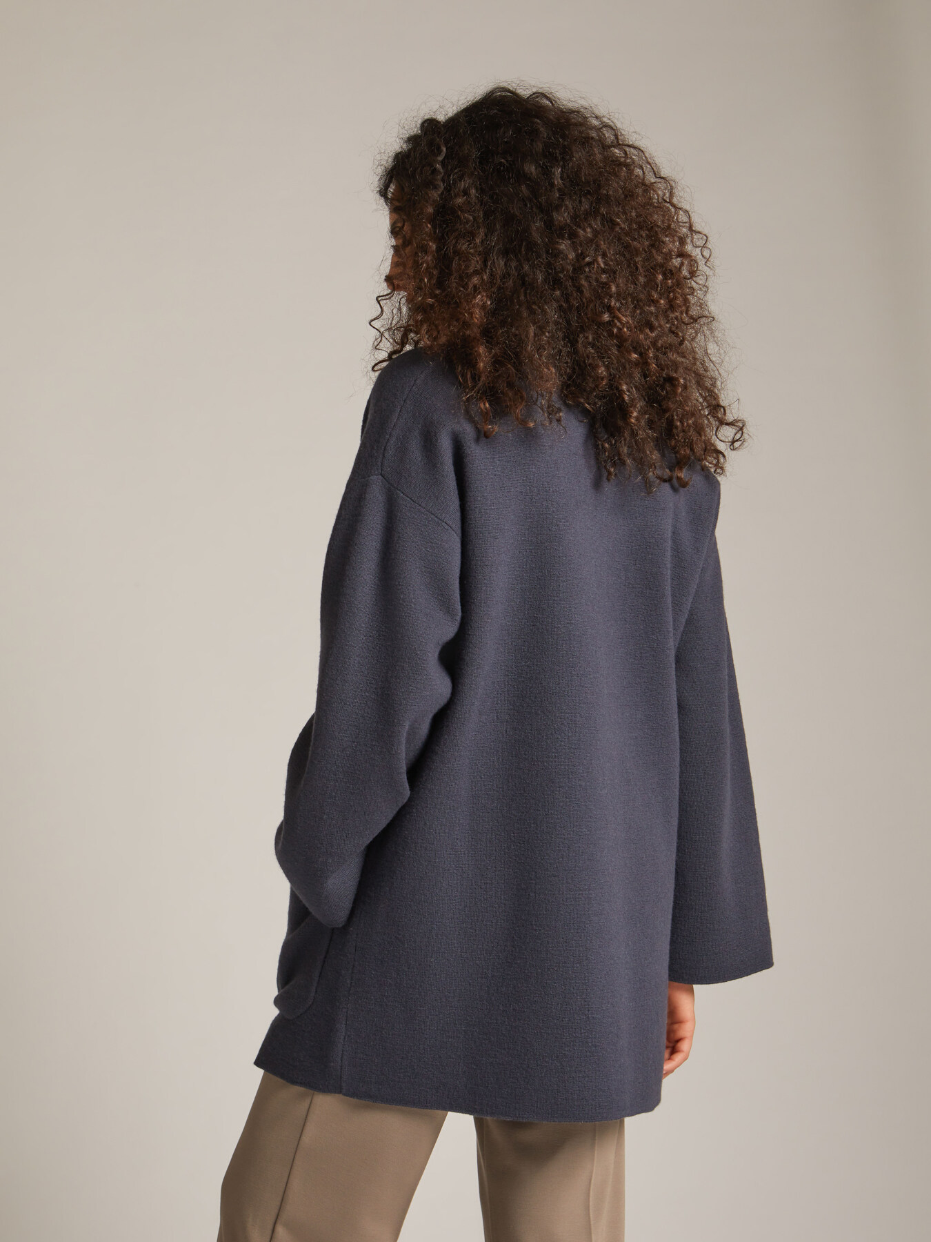 Jacke aus gekochter Wolle image number 1