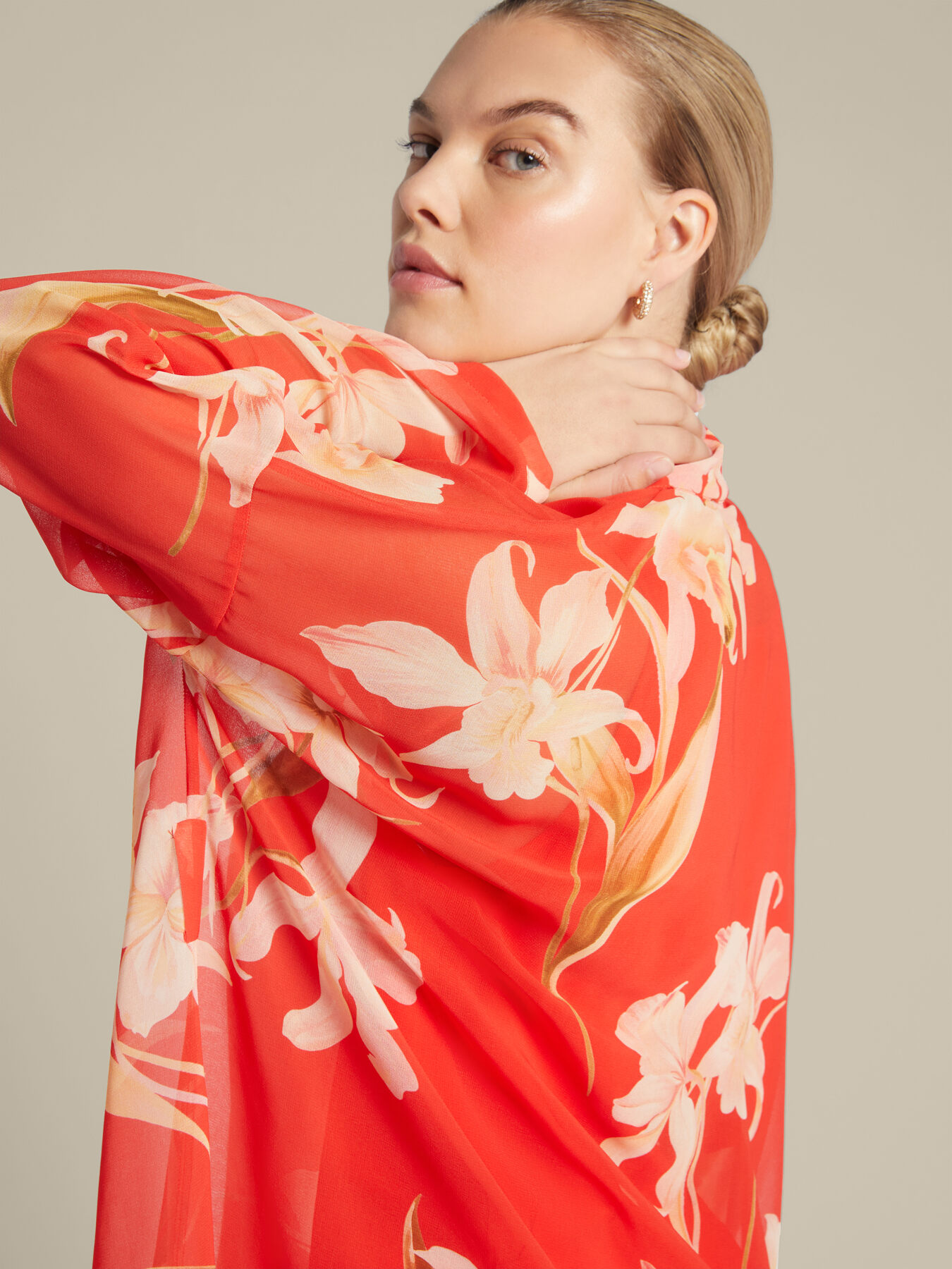 Kaftano elegante floreale image number 2