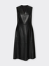 Vestido em A em tecido revestido image number 4