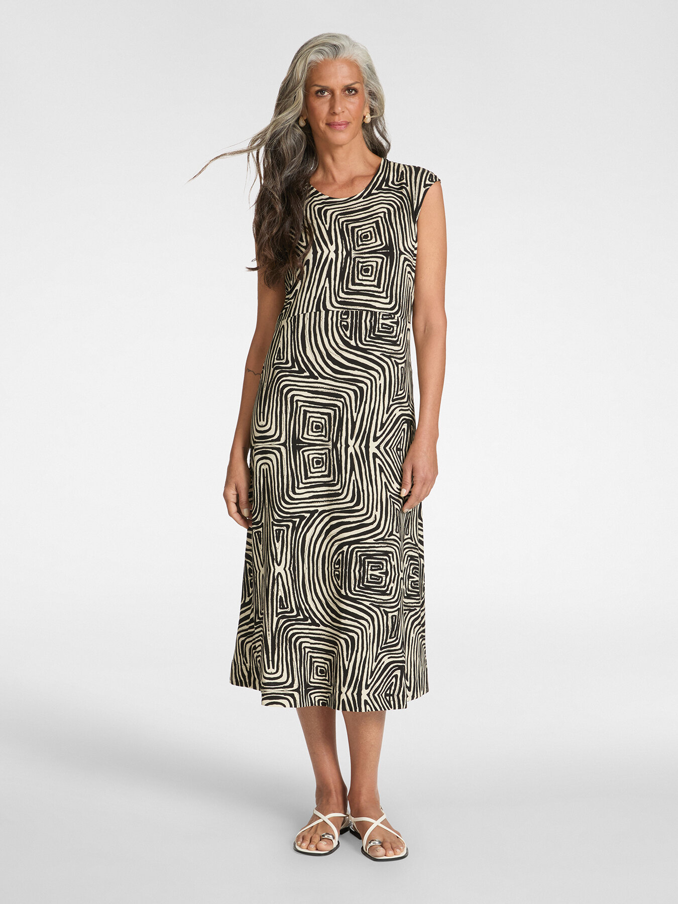 Robe en jersey imprim&eacute; image number 0