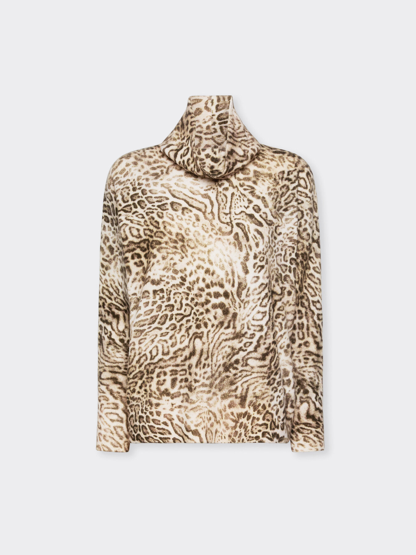 Pull imprimé animalier avec col amovible image number 5