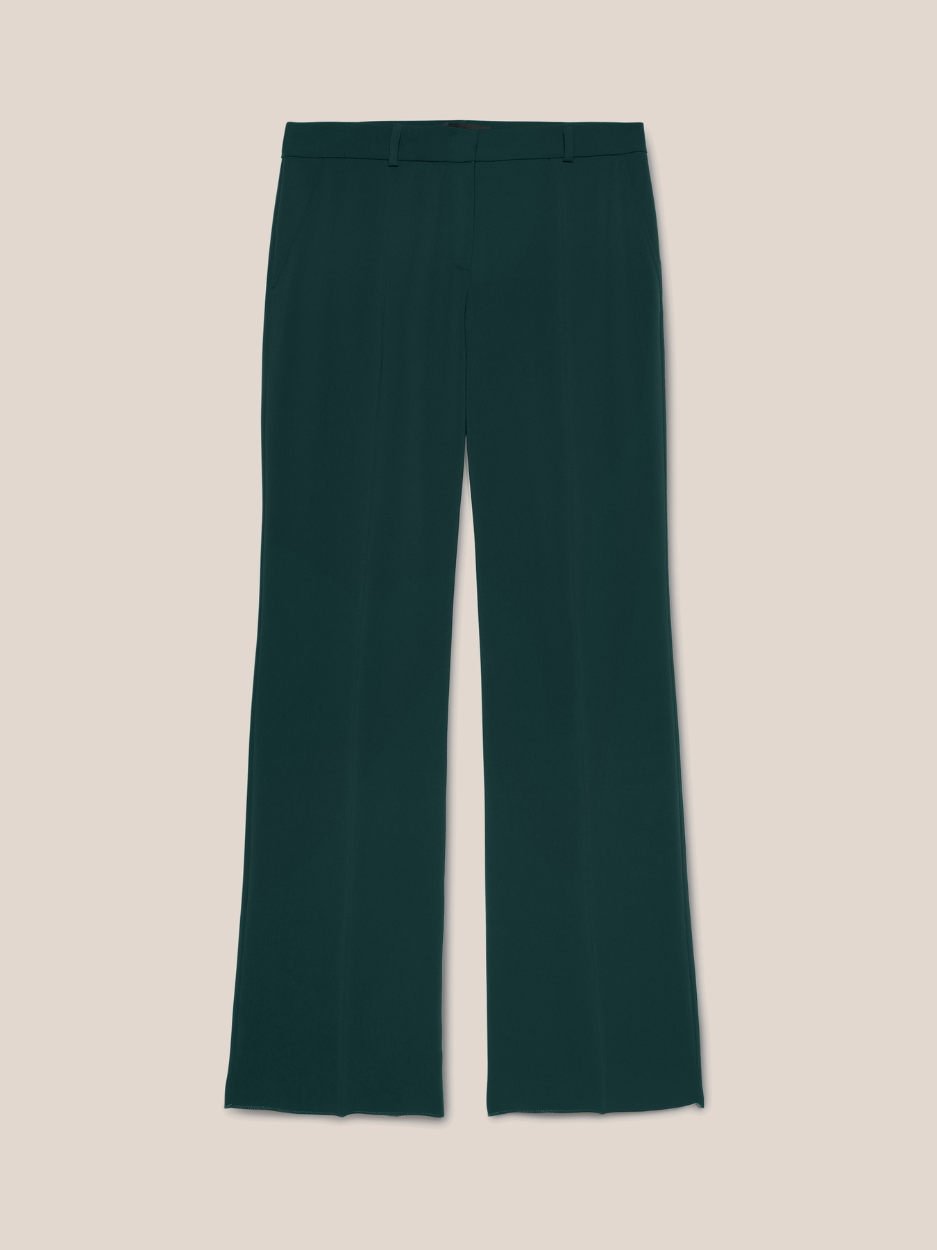 Flowing stretch cady trousers image number 8