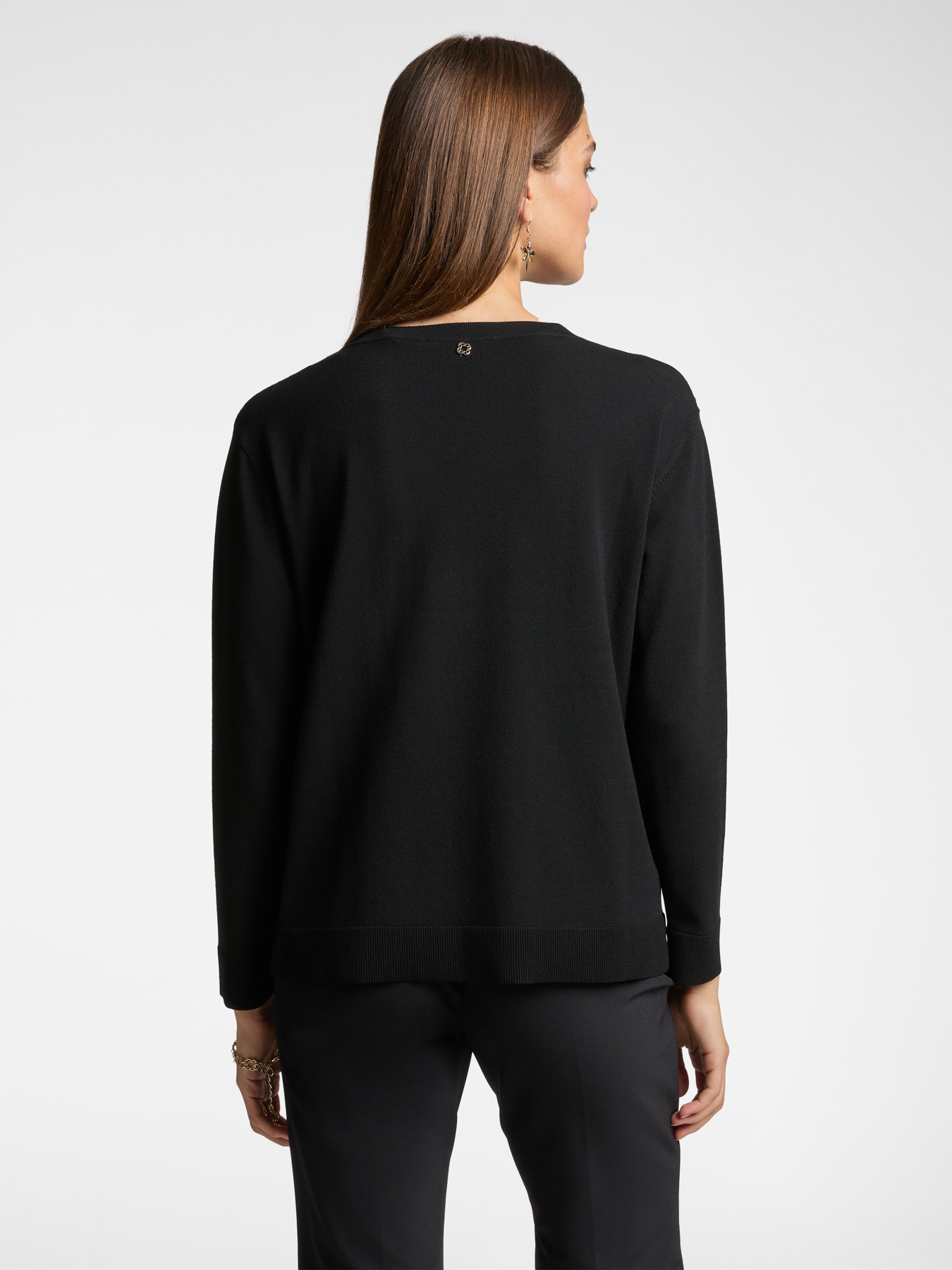 Maglia con ricamo ciliegie image number 1