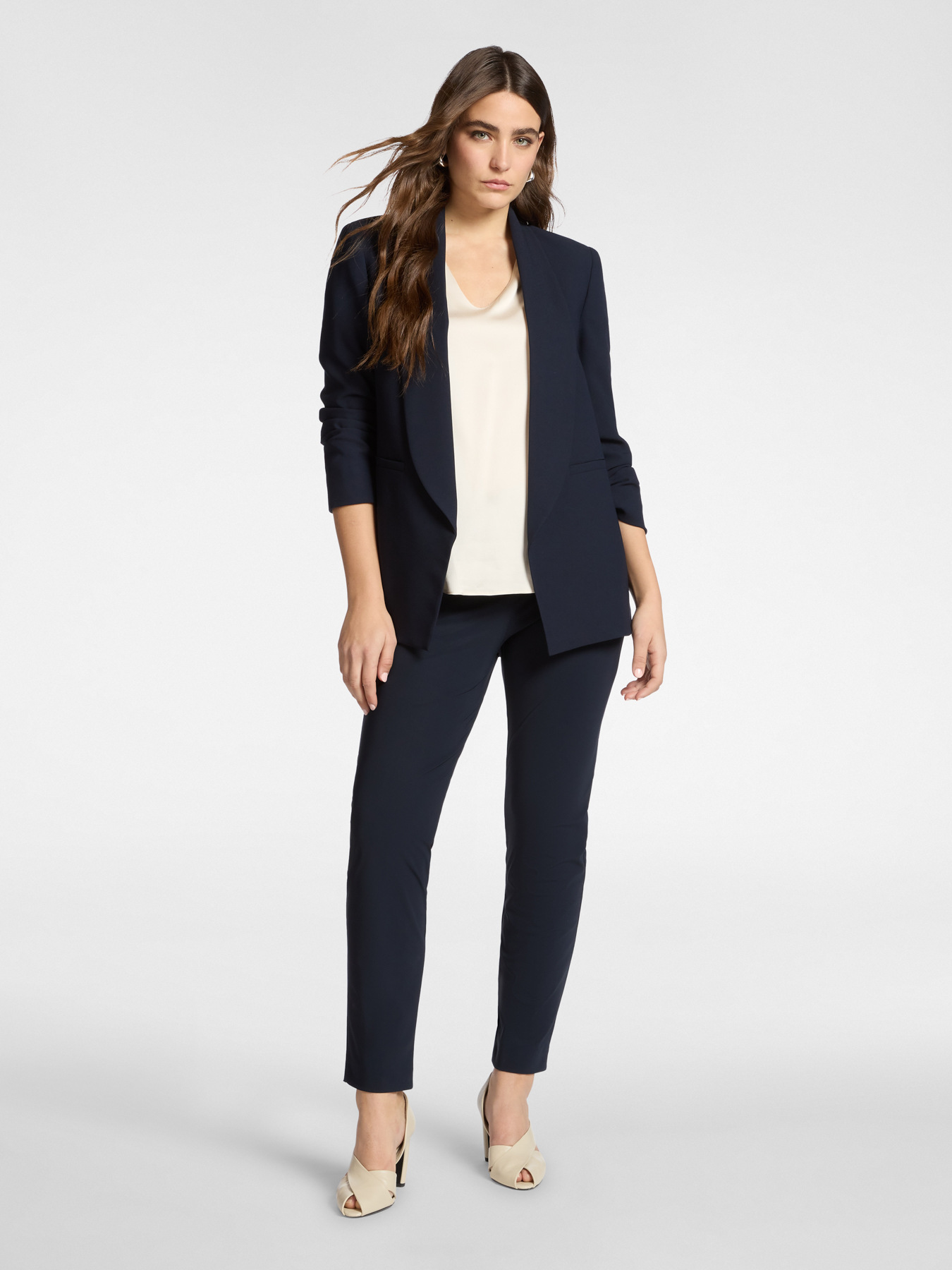 Chino pants in jersey