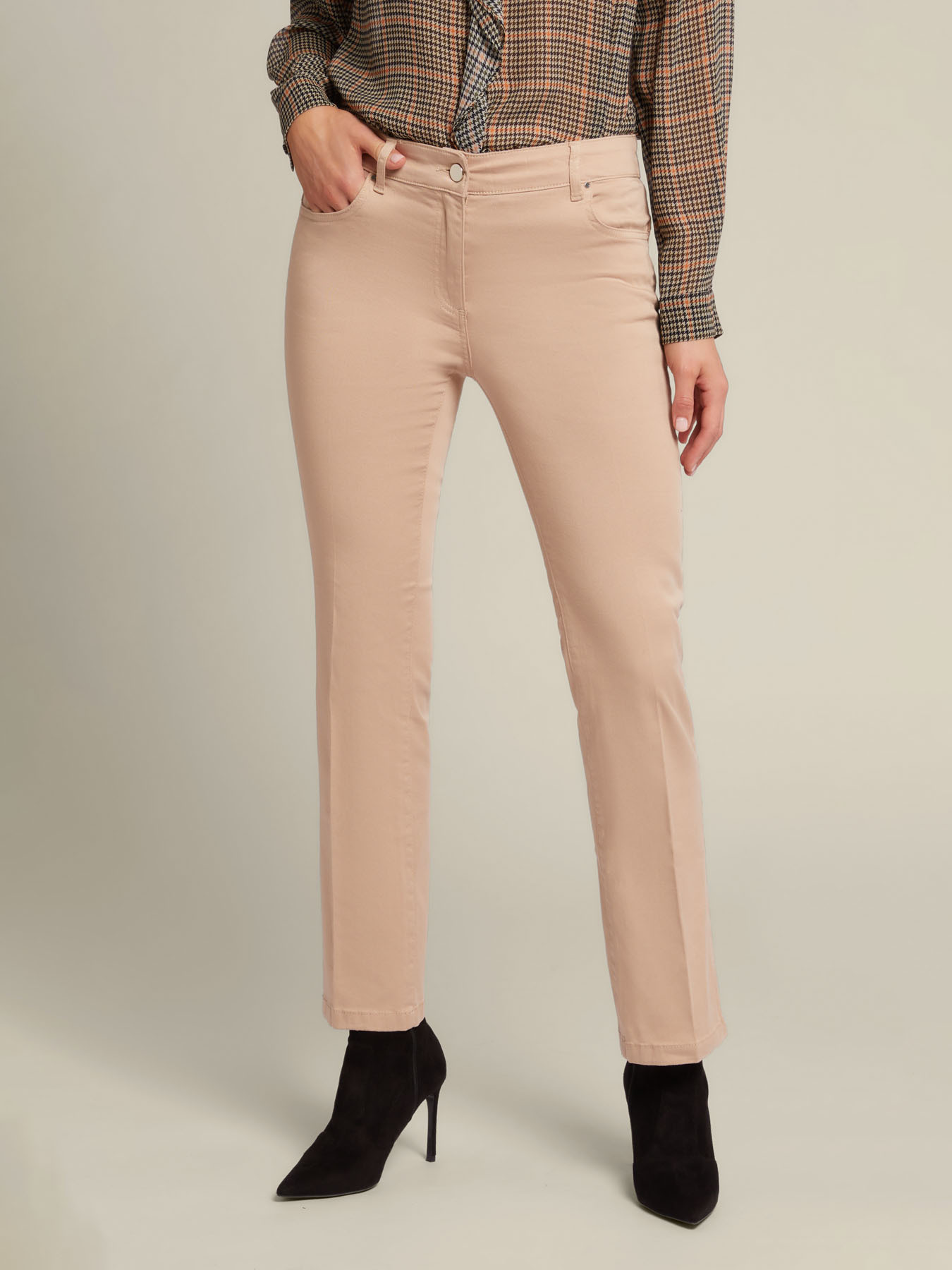 Pantaloni in drill stretch image number 2