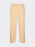 Cropped gabardine trousers image number 4