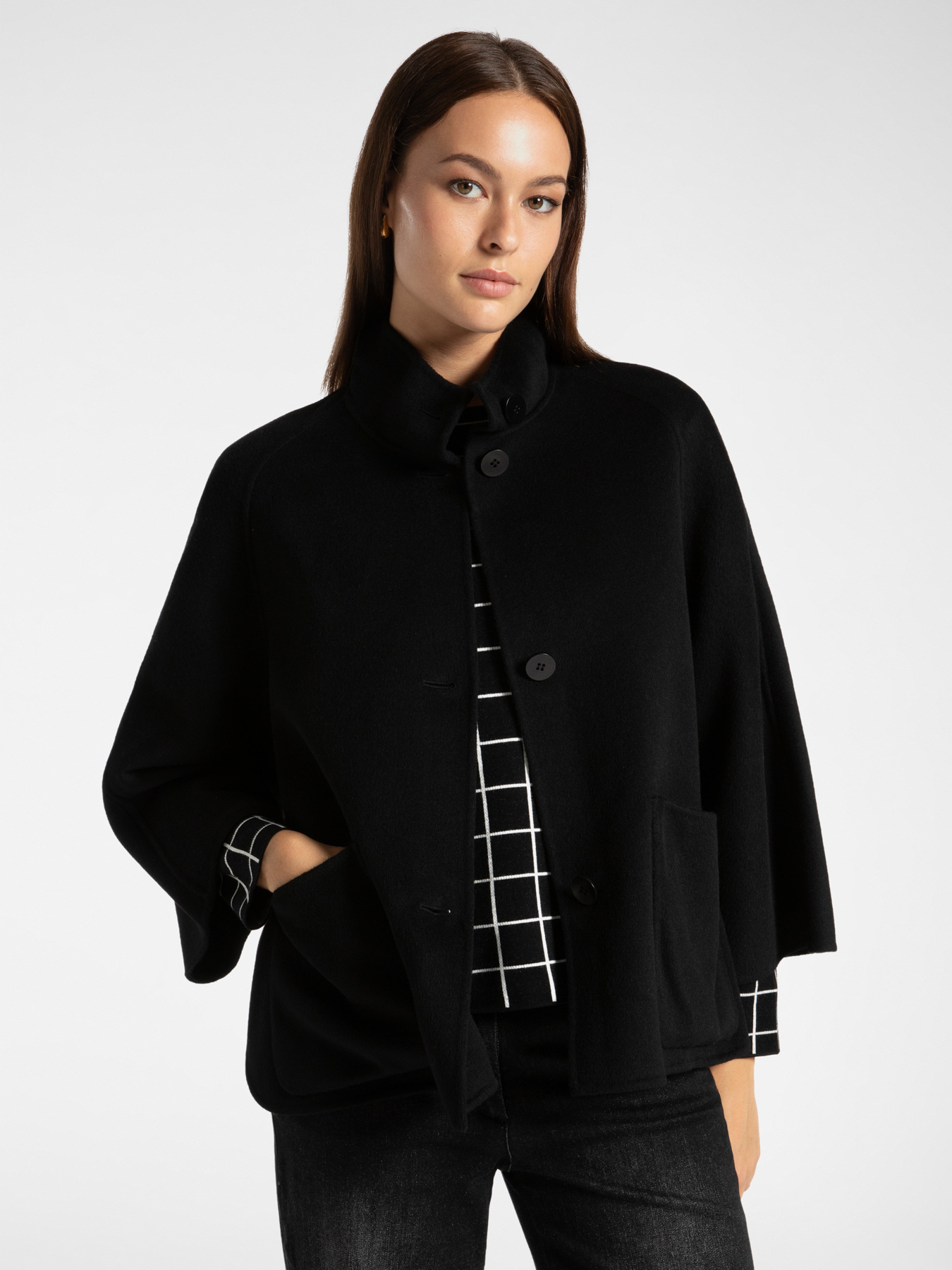 Tailored double cloth jacket image number 0