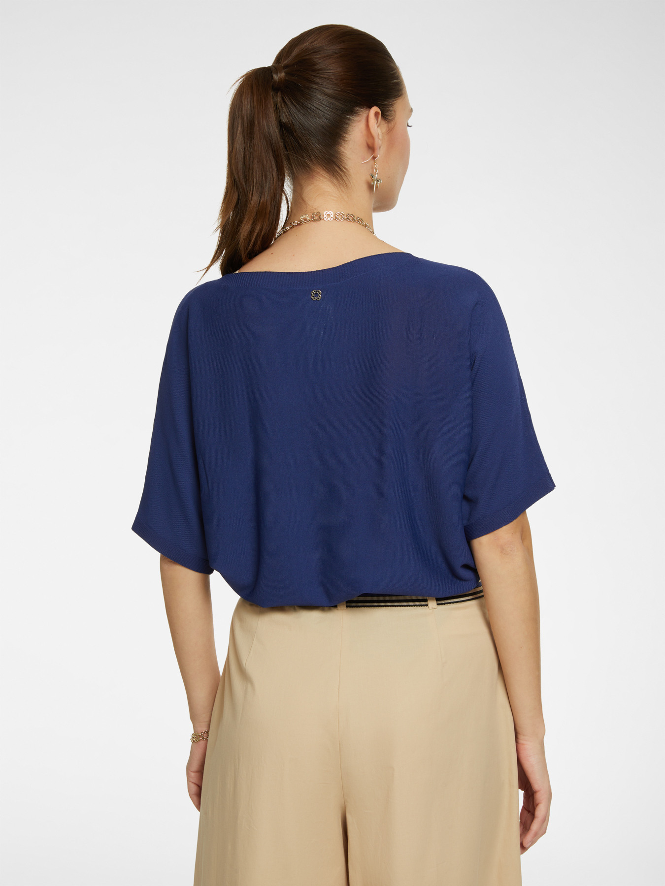 Maglia maniche corte in viscosa image number 1