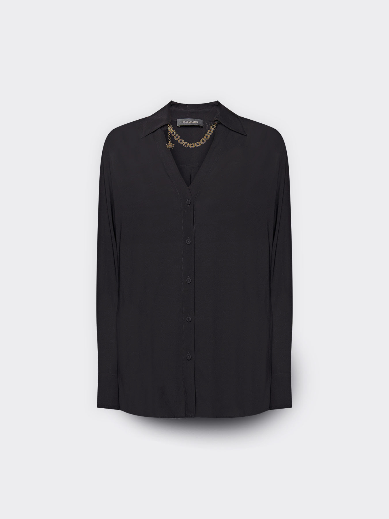 Shirt with necklace image number 4