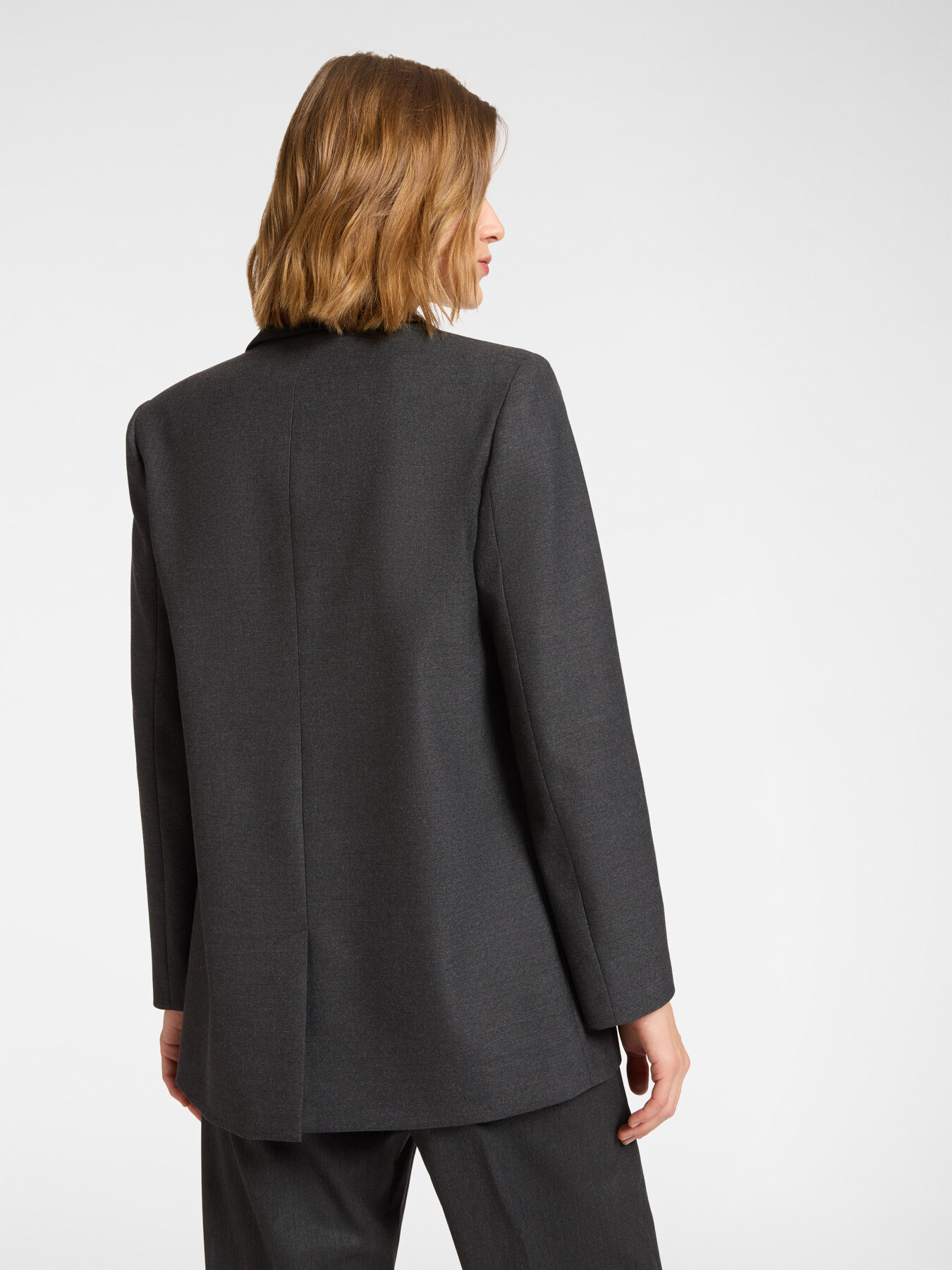 Blazer en flanelle surdimensionné image number 1