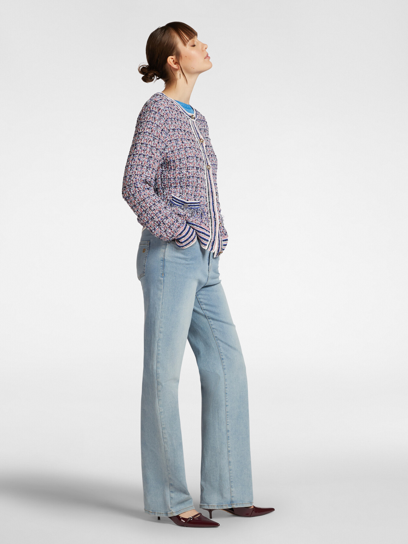 Giacca in maglia intrecciata image number 3