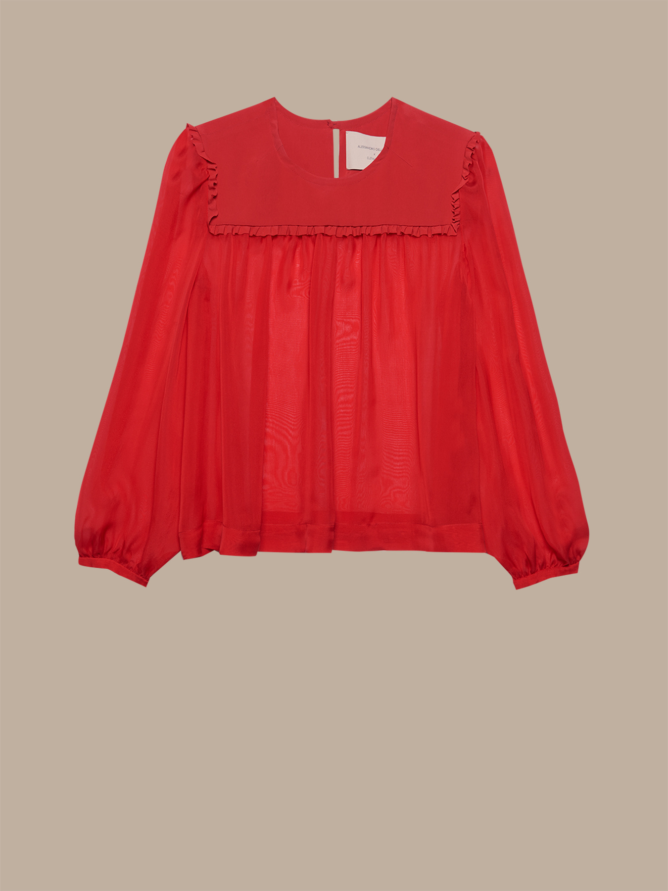 BLUSA IN CHIFFON image number 4