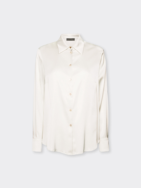 Hemd aus Stretch-Satin