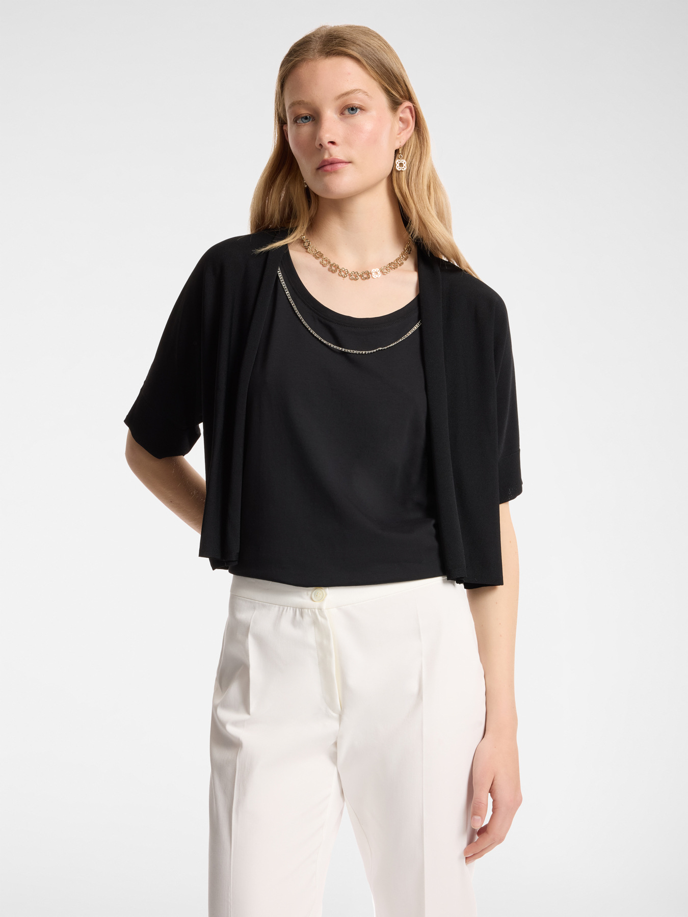 Cobre-ombros em tric&ocirc; image number 0