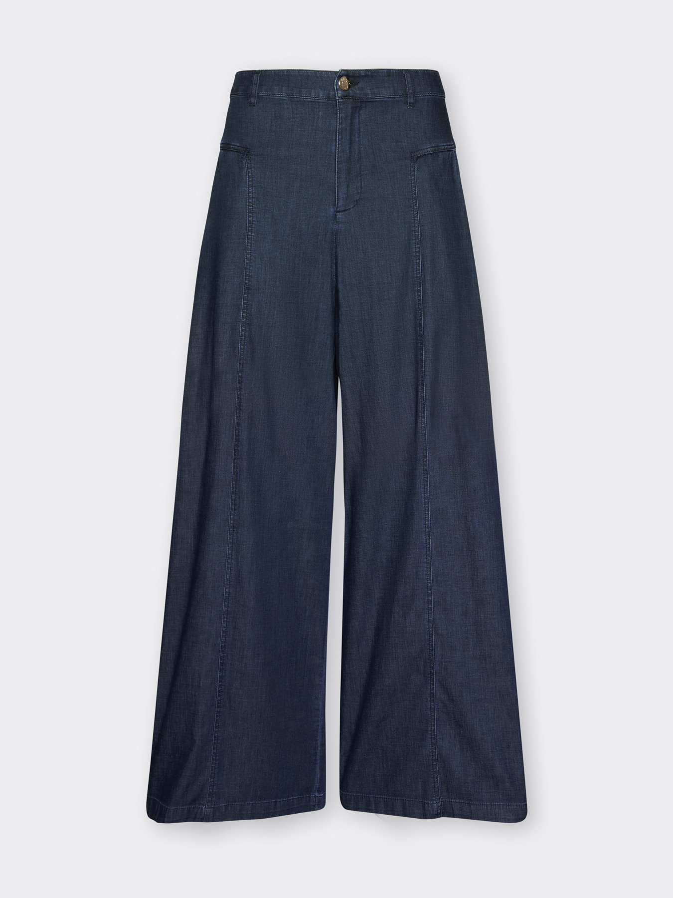 Jeans mit weitem Bein aus Chambray,  "Wanda" image number 4