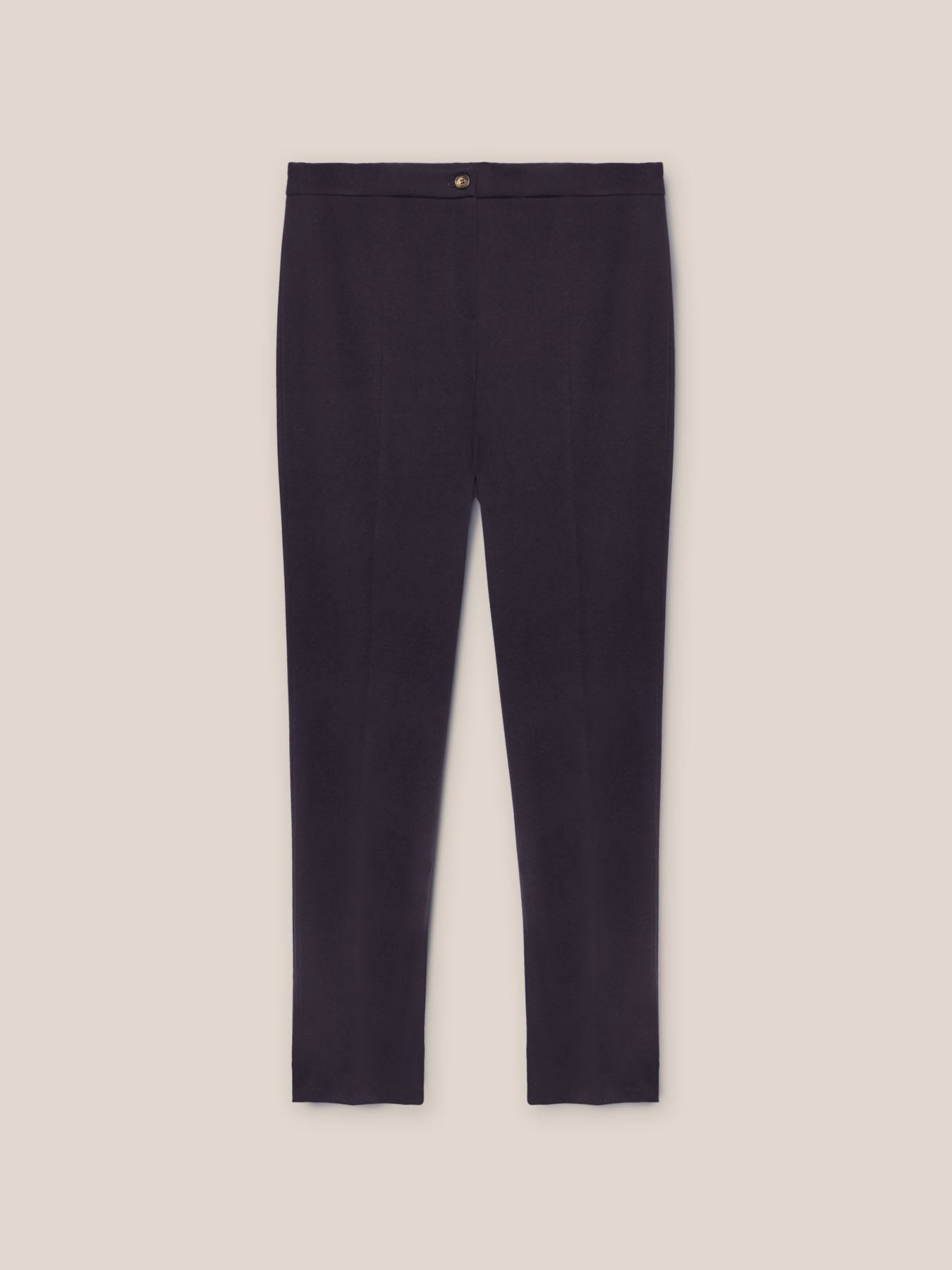 Straight-leg Milano-stitch trousers image number 4