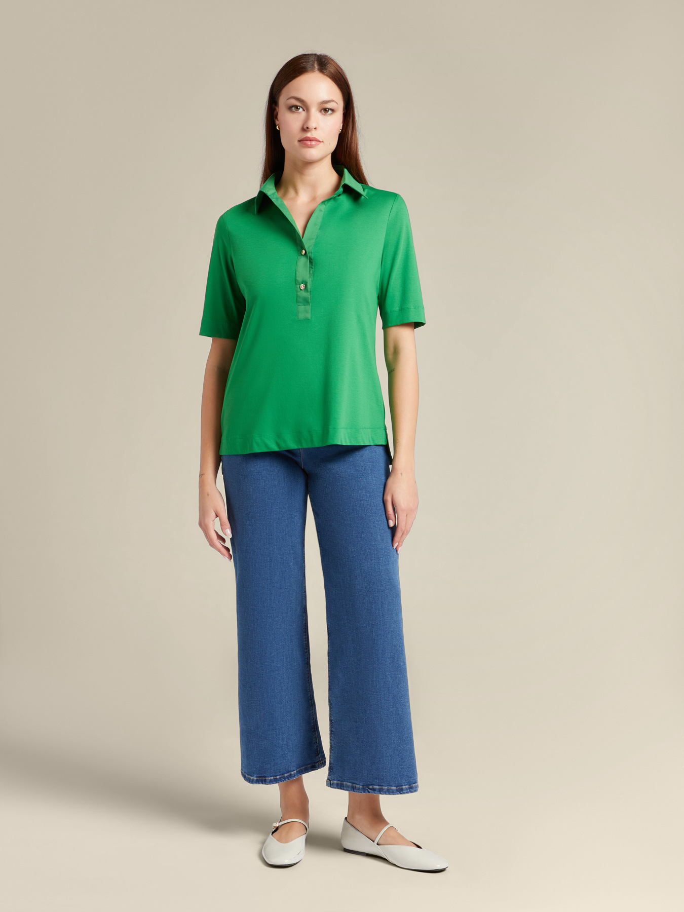 T-Shirt mit Kragen image number 2