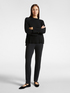 Pantalones slim fit de punto milano image number 0
