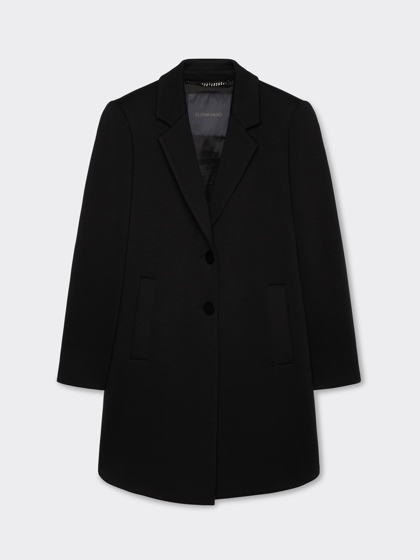 Cappotto leggero in scuba image number 4