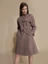 TRENCH COAT IN DOUBLE DAMIER FABRIC image number 2