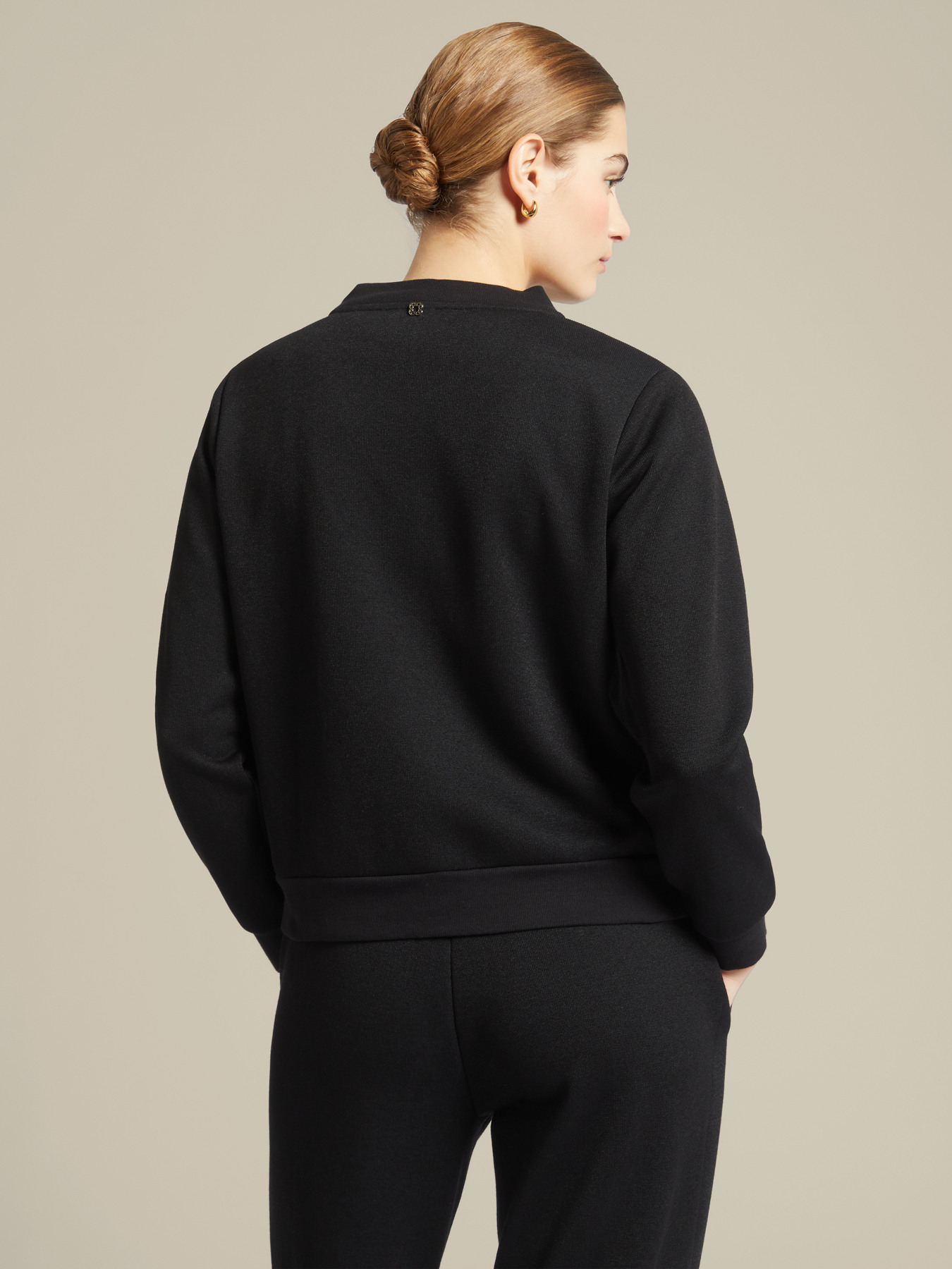 Sweatshirt with zip image number 1