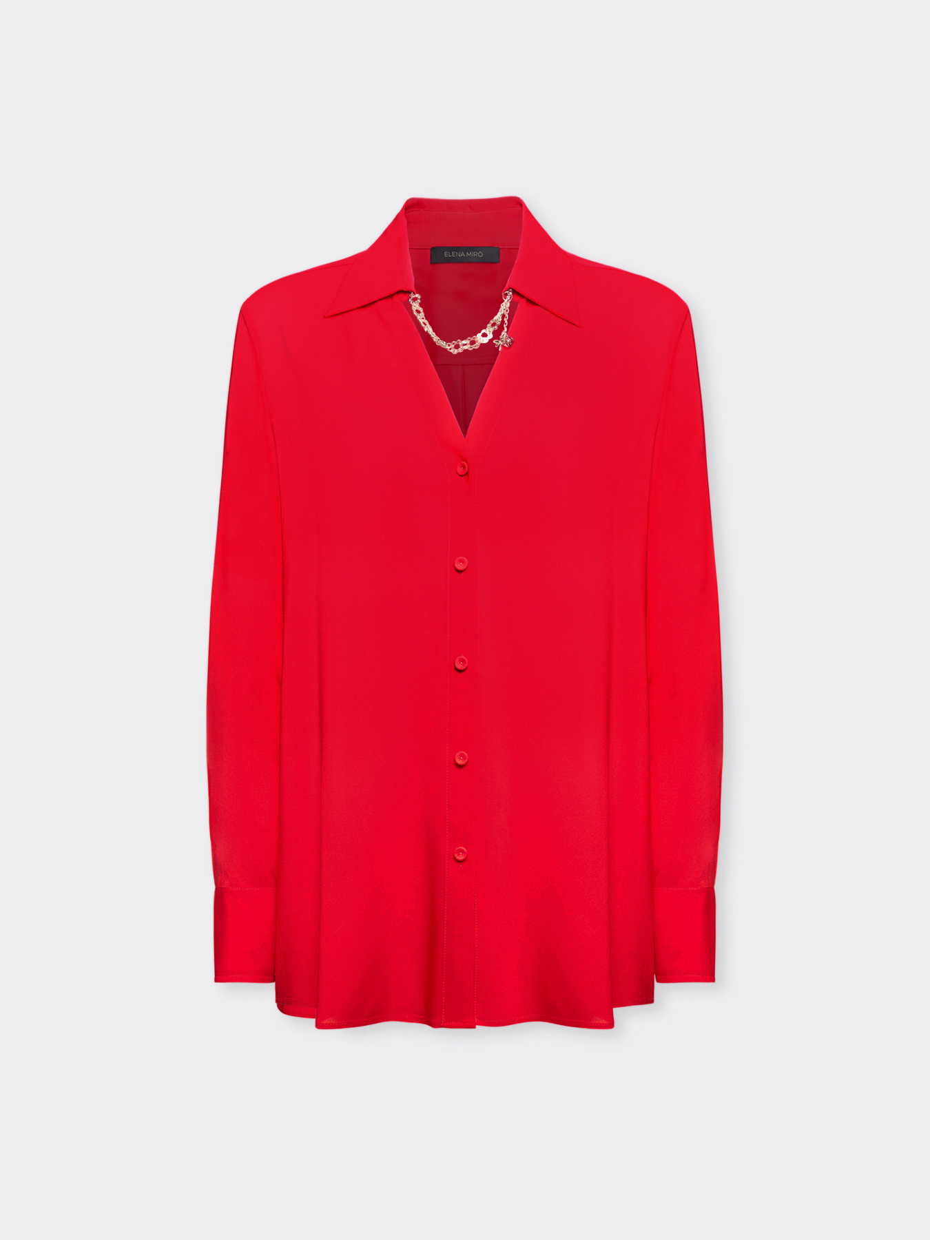 Shirt with necklace image number 4