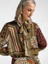 Bluse aus bedrucktem Georgette image number 0