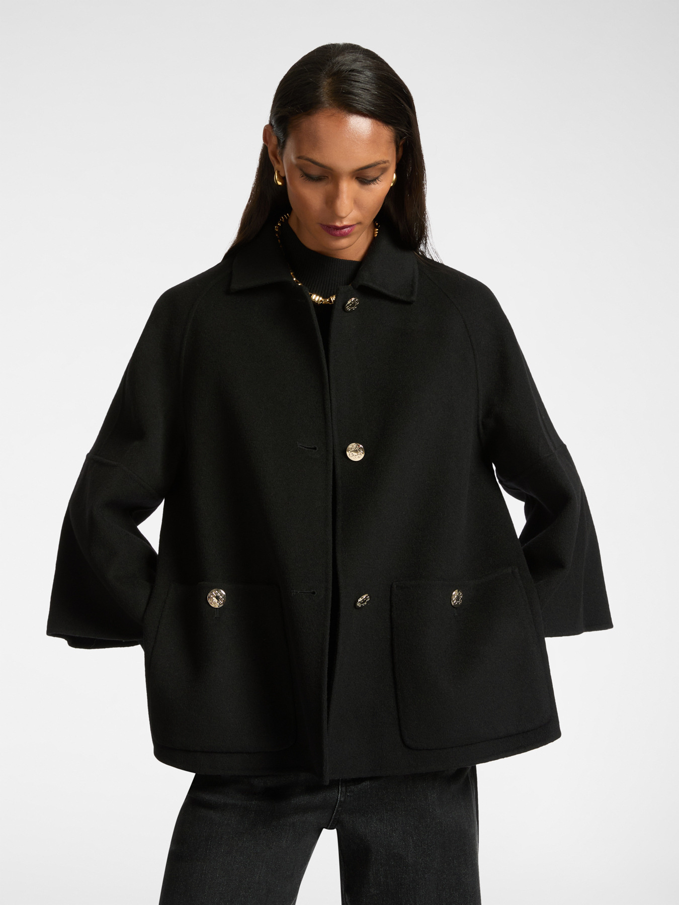 Cabanjacke aus Doppelgewebe image number 0