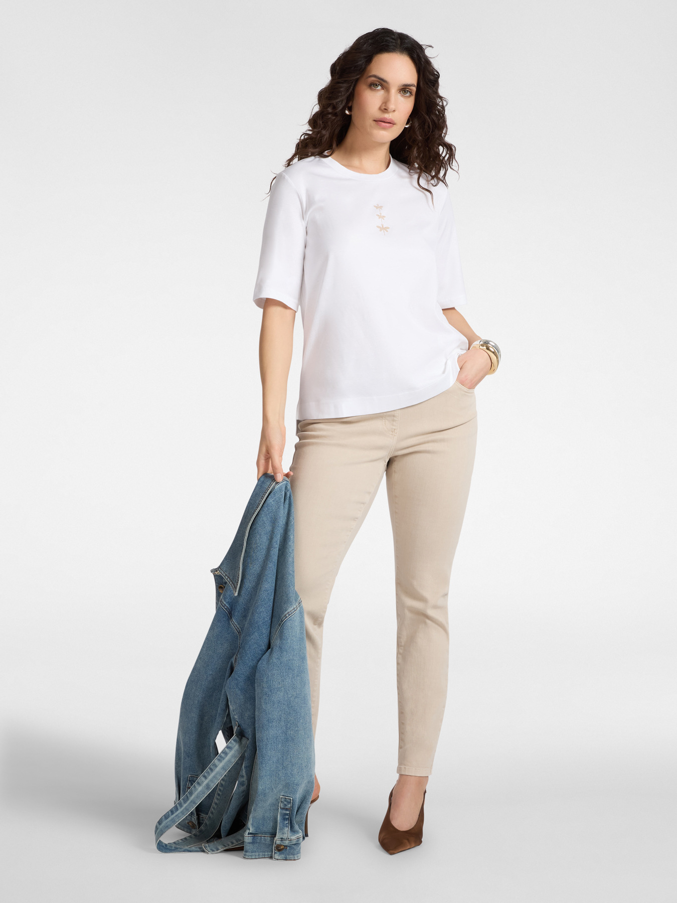 T-shirt en coton avec libellules image number 2