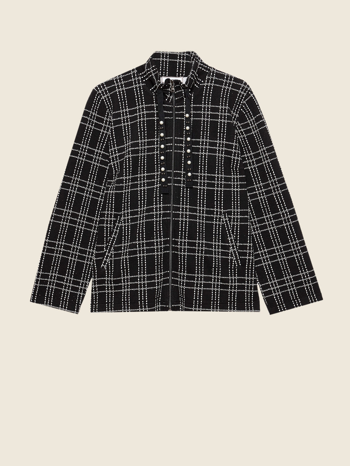 Elenamiro: Sweatshirt estampada checks_8