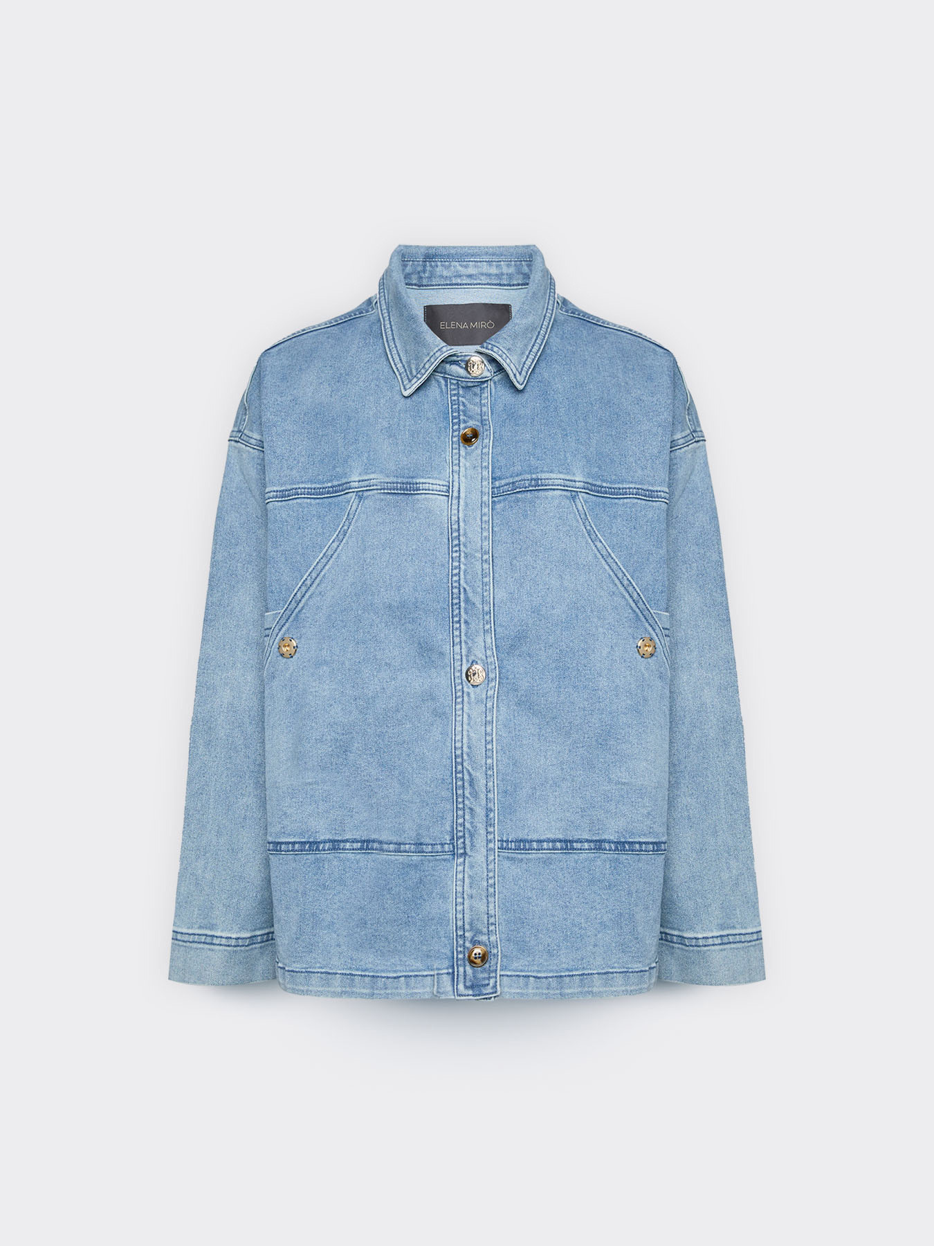 Veste en denim stone washed image number 4