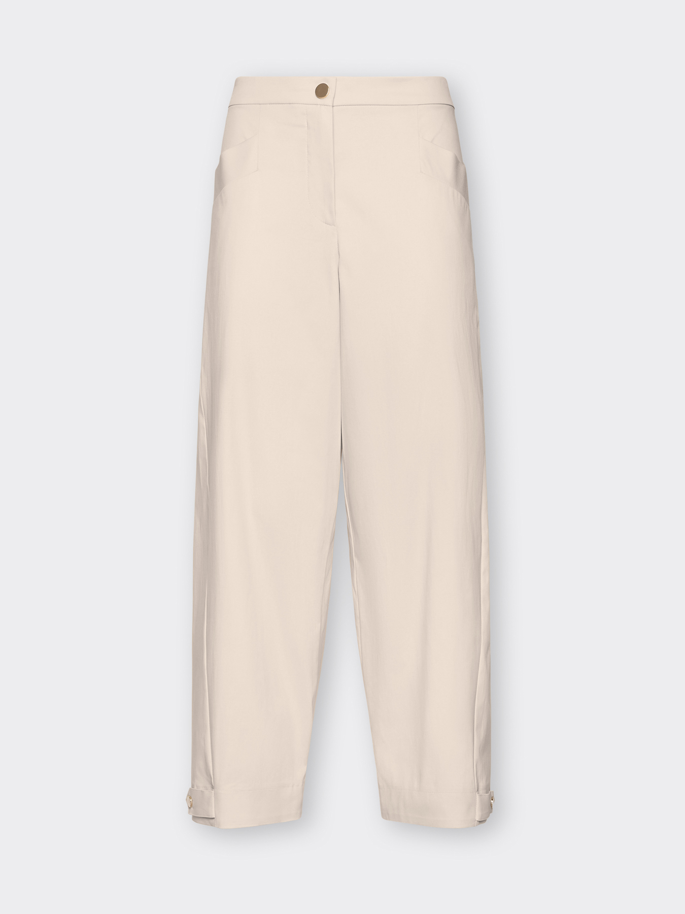 Pantalones barrel con cinturones en el bajo image number 4